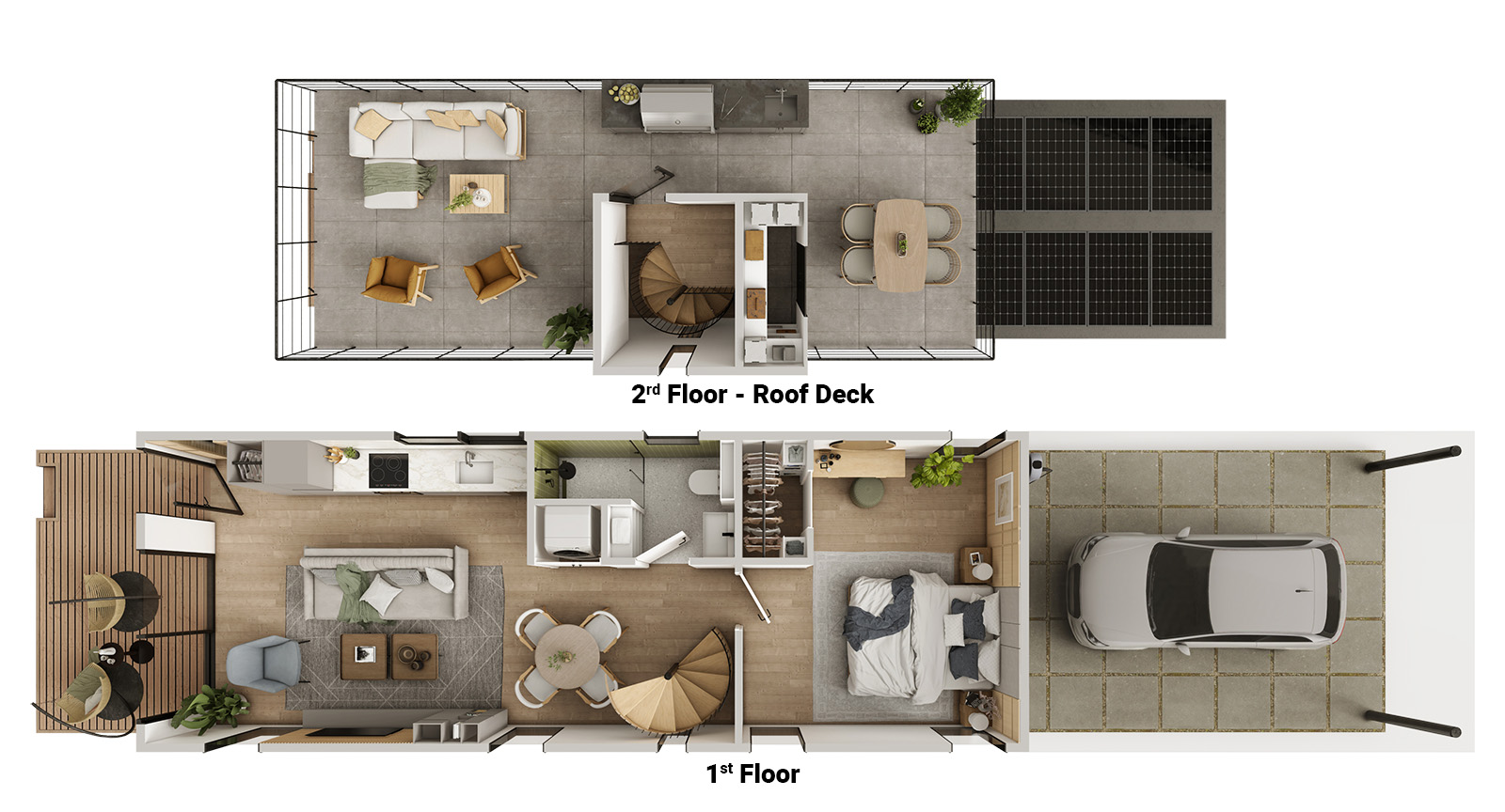 Micro Dwell + Roof Deck - 980 SF