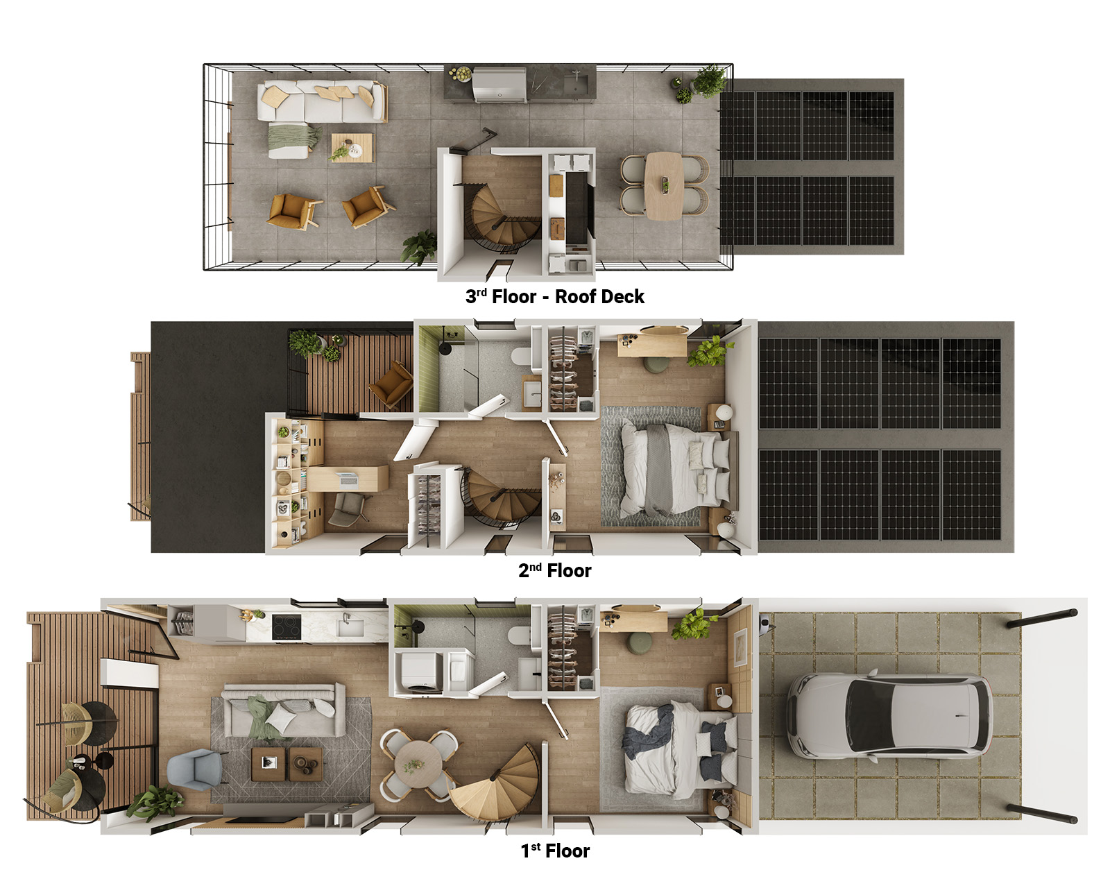 Dwell + Office + Roof Deck - 1,400 SF